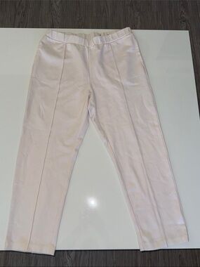 Alfani Pull On Pants Womens size Large Petite PL Light Pink Tapered Leg